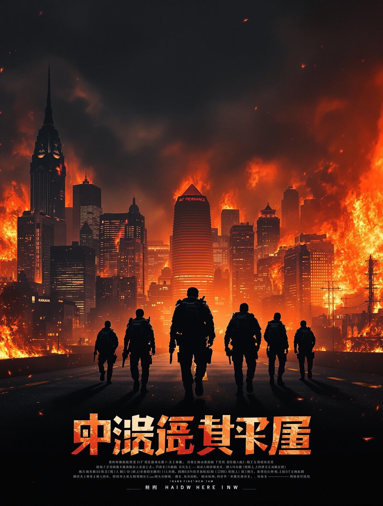 国产精品视频出品动作片《破晓行动》官方海报